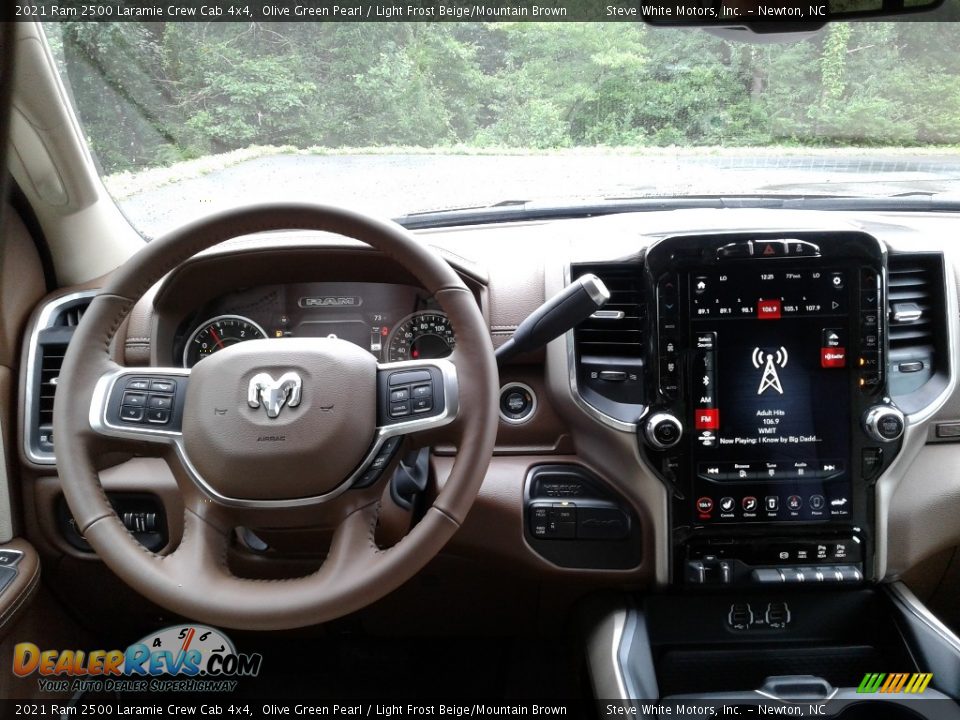Dashboard of 2021 Ram 2500 Laramie Crew Cab 4x4 Photo #19
