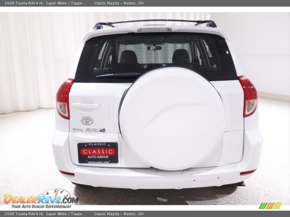 2008 Toyota RAV4 I4 Super White / Taupe Photo #13