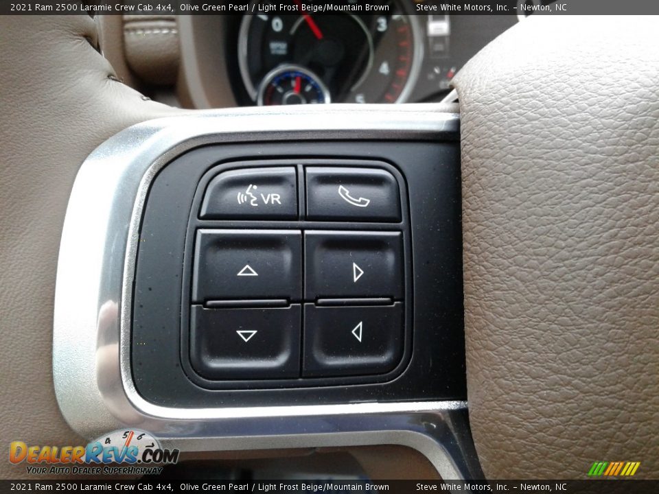 2021 Ram 2500 Laramie Crew Cab 4x4 Steering Wheel Photo #20