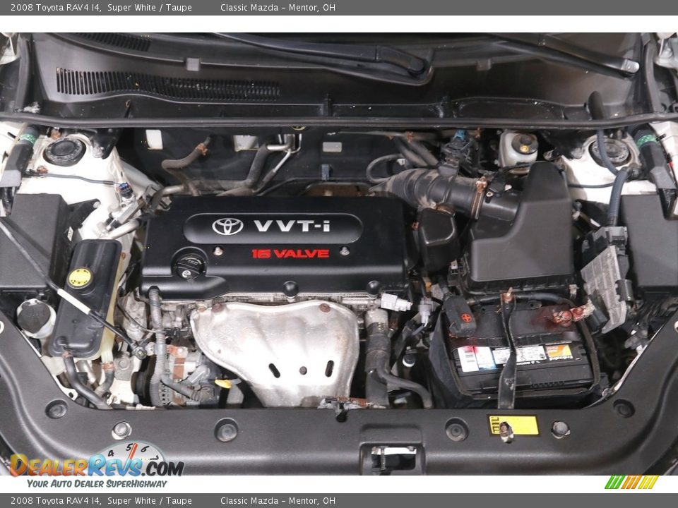 2008 Toyota RAV4 I4 Super White / Taupe Photo #14
