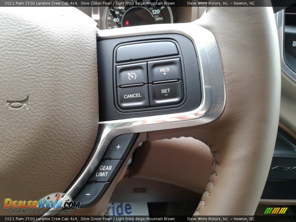 2021 Ram 2500 Laramie Crew Cab 4x4 Steering Wheel Photo #21