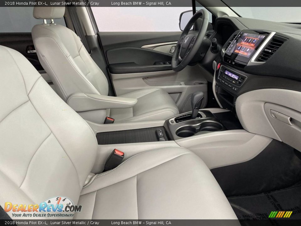 2018 Honda Pilot EX-L Lunar Silver Metallic / Gray Photo #30