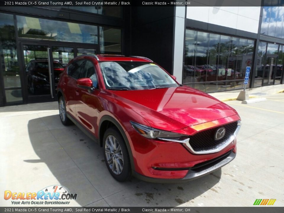 2021 Mazda CX-5 Grand Touring AWD Soul Red Crystal Metallic / Black Photo #1