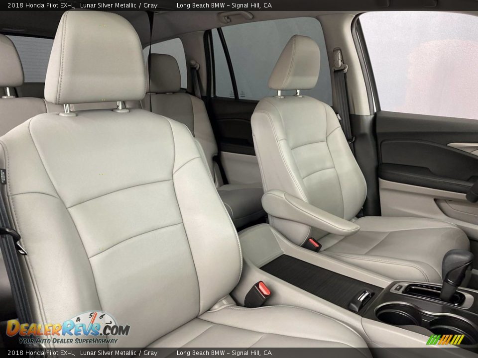 2018 Honda Pilot EX-L Lunar Silver Metallic / Gray Photo #31