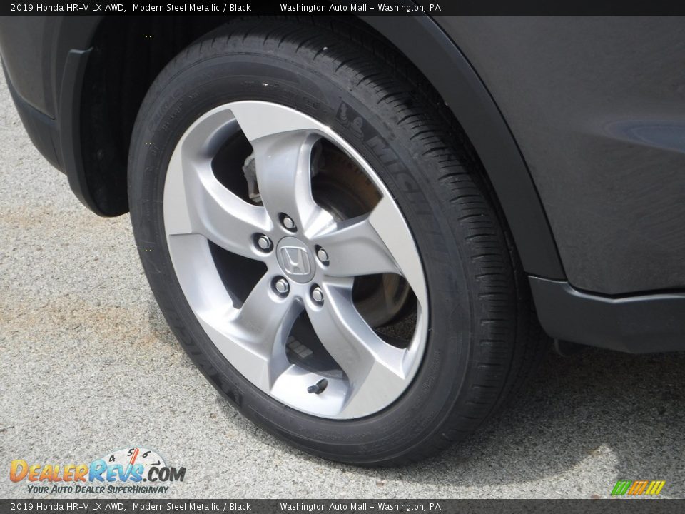 2019 Honda HR-V LX AWD Modern Steel Metallic / Black Photo #3