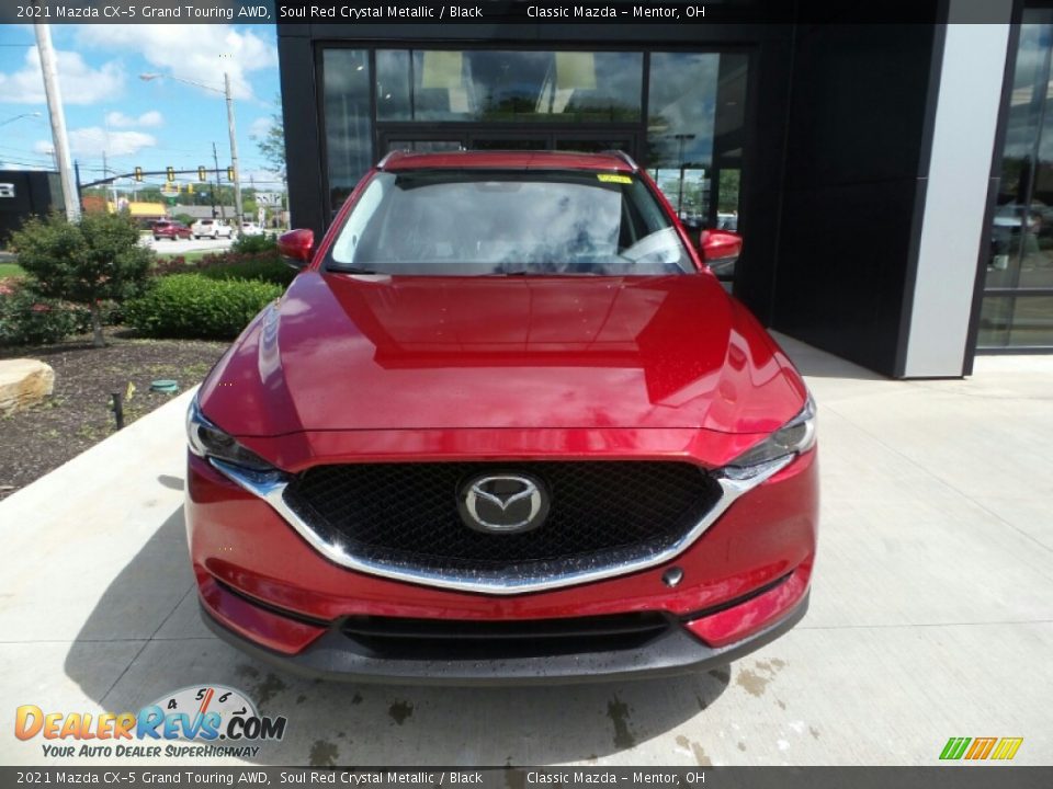 2021 Mazda CX-5 Grand Touring AWD Soul Red Crystal Metallic / Black Photo #2