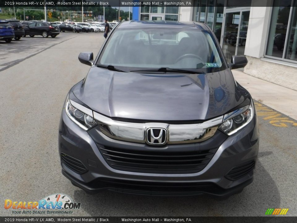 2019 Honda HR-V LX AWD Modern Steel Metallic / Black Photo #4