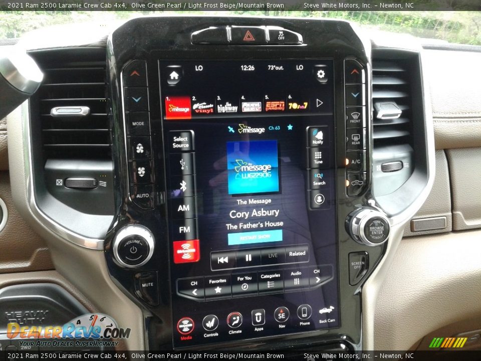 2021 Ram 2500 Laramie Crew Cab 4x4 Olive Green Pearl / Light Frost Beige/Mountain Brown Photo #24