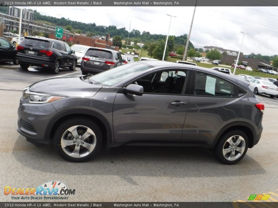 2019 Honda HR-V LX AWD Modern Steel Metallic / Black Photo #6