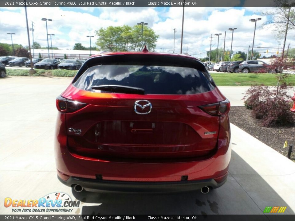 2021 Mazda CX-5 Grand Touring AWD Soul Red Crystal Metallic / Black Photo #5