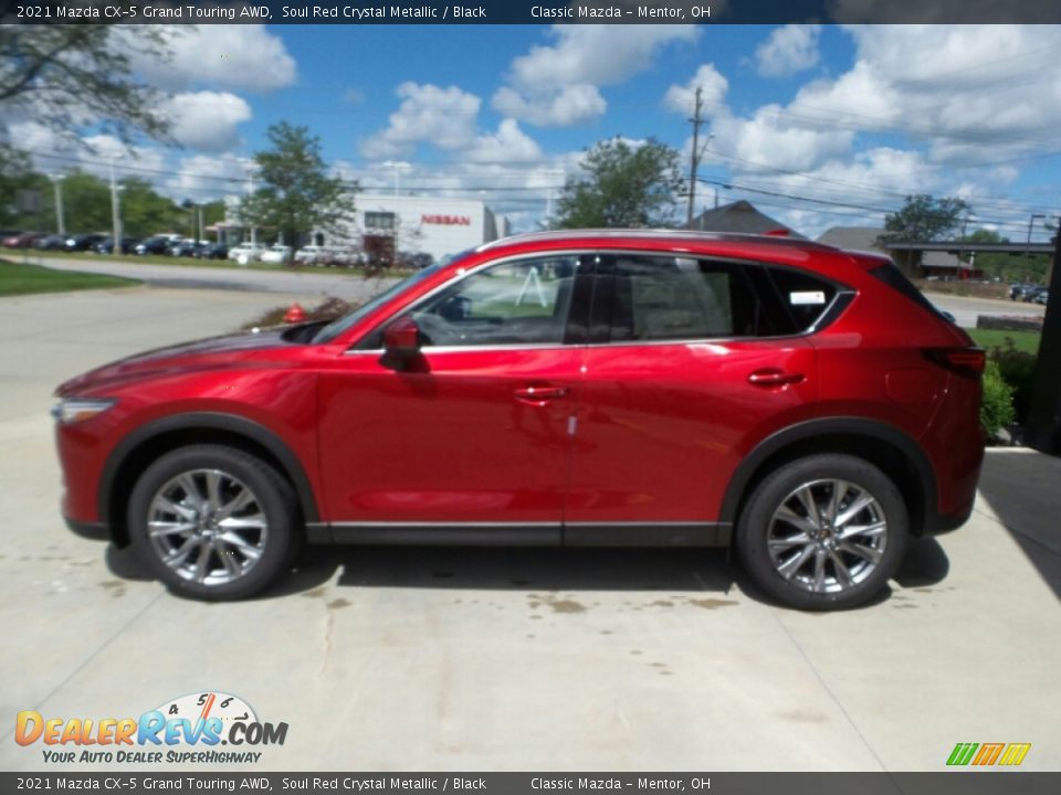 2021 Mazda CX-5 Grand Touring AWD Soul Red Crystal Metallic / Black Photo #6