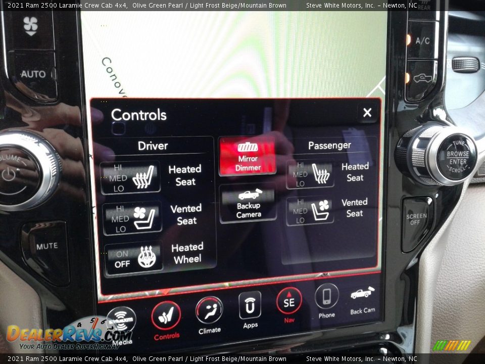2021 Ram 2500 Laramie Crew Cab 4x4 Olive Green Pearl / Light Frost Beige/Mountain Brown Photo #26