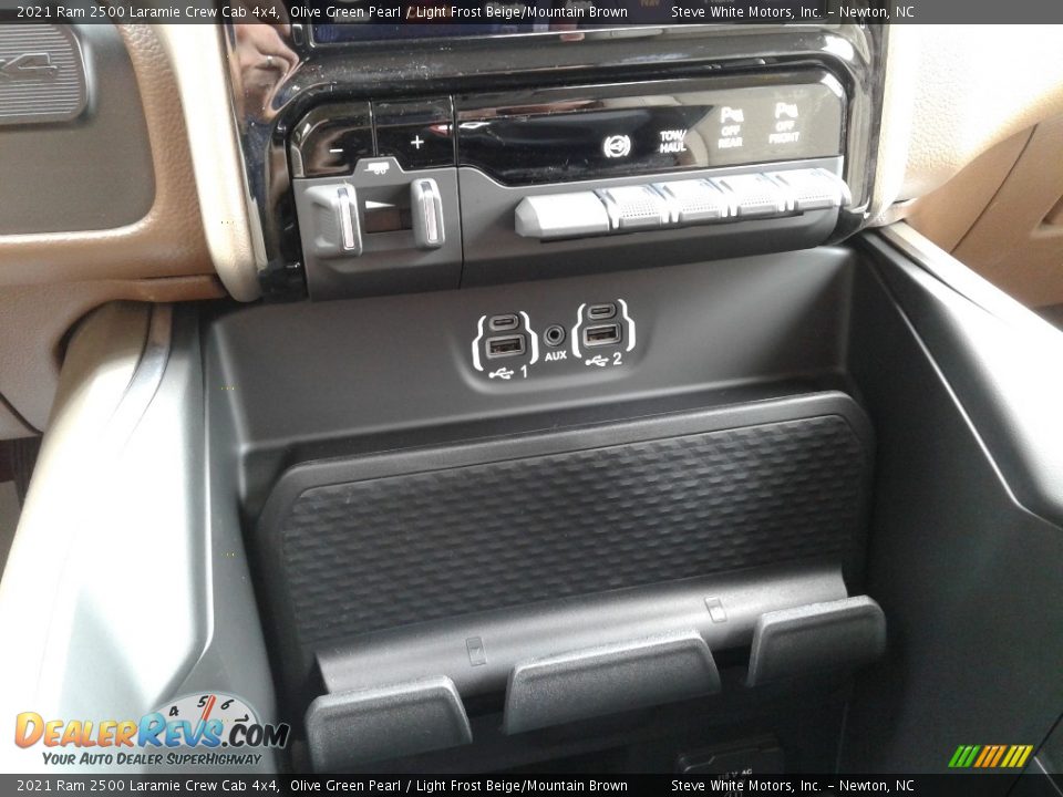 2021 Ram 2500 Laramie Crew Cab 4x4 Olive Green Pearl / Light Frost Beige/Mountain Brown Photo #28