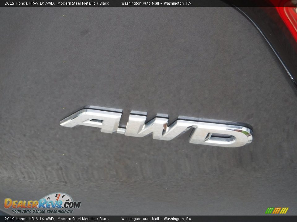 2019 Honda HR-V LX AWD Modern Steel Metallic / Black Photo #10