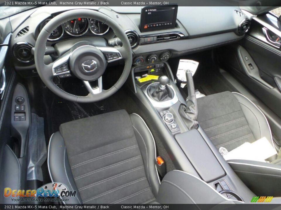Black Interior - 2021 Mazda MX-5 Miata Club Photo #3