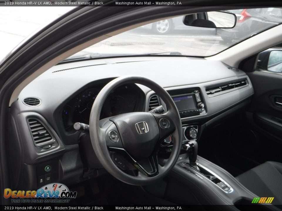 2019 Honda HR-V LX AWD Modern Steel Metallic / Black Photo #11
