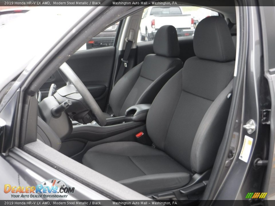 2019 Honda HR-V LX AWD Modern Steel Metallic / Black Photo #12