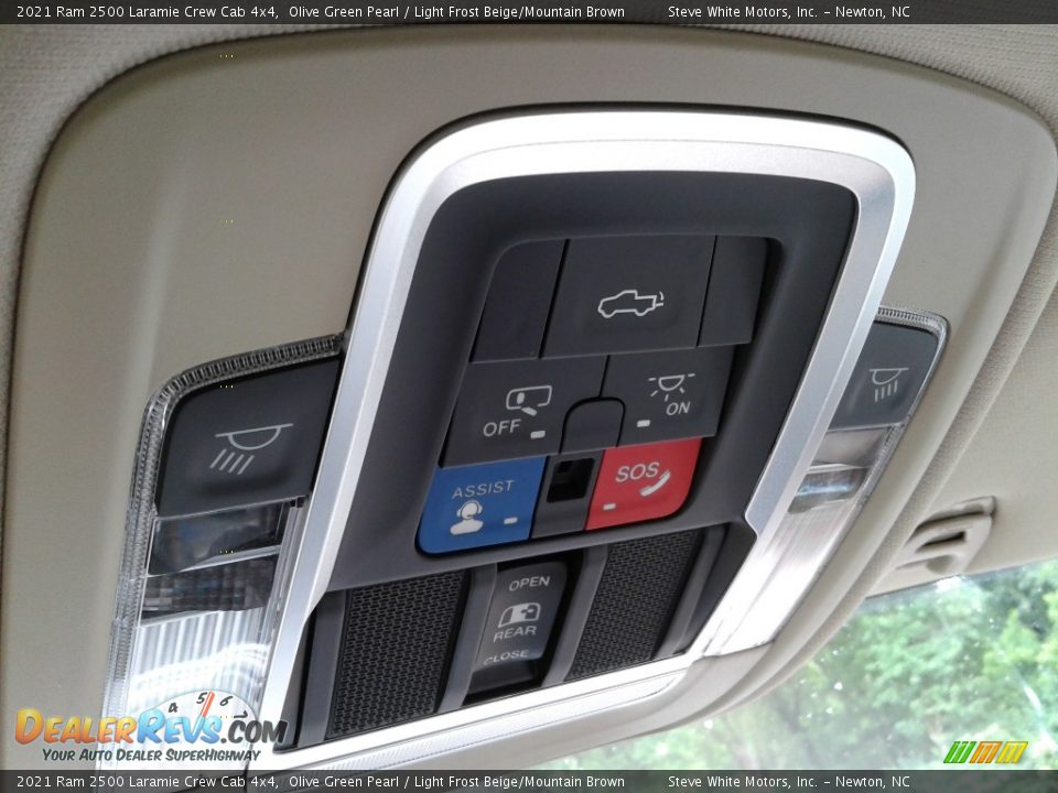2021 Ram 2500 Laramie Crew Cab 4x4 Olive Green Pearl / Light Frost Beige/Mountain Brown Photo #32