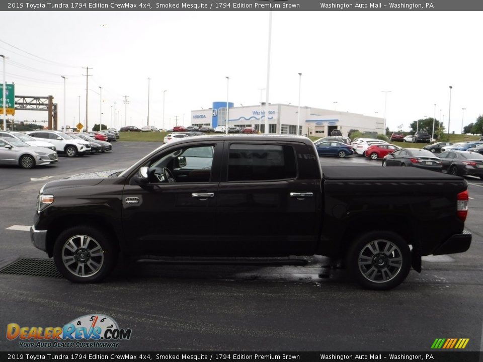 2019 Toyota Tundra 1794 Edition CrewMax 4x4 Smoked Mesquite / 1794 Edition Premium Brown Photo #8