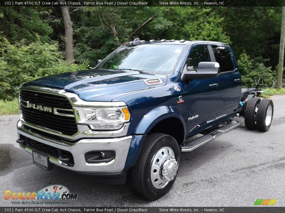 2021 Ram 4500 SLT Crew Cab 4x4 Chassis Patriot Blue Pearl / Diesel Gray/Black Photo #2