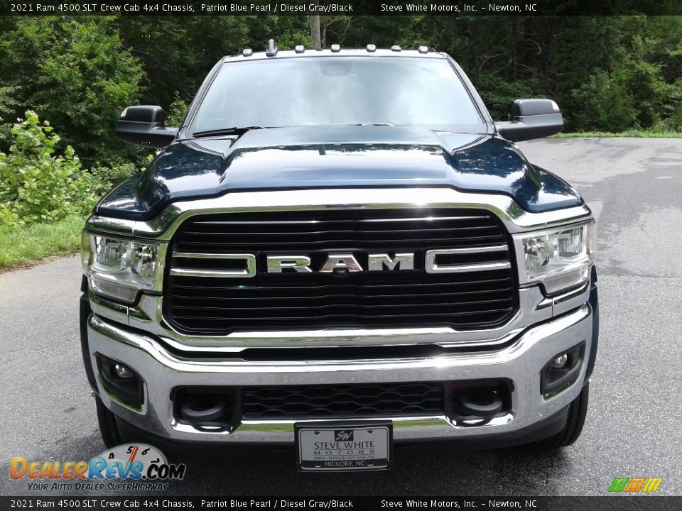 2021 Ram 4500 SLT Crew Cab 4x4 Chassis Patriot Blue Pearl / Diesel Gray/Black Photo #3