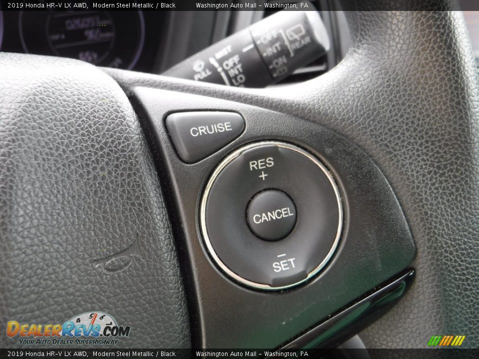 2019 Honda HR-V LX AWD Modern Steel Metallic / Black Photo #22