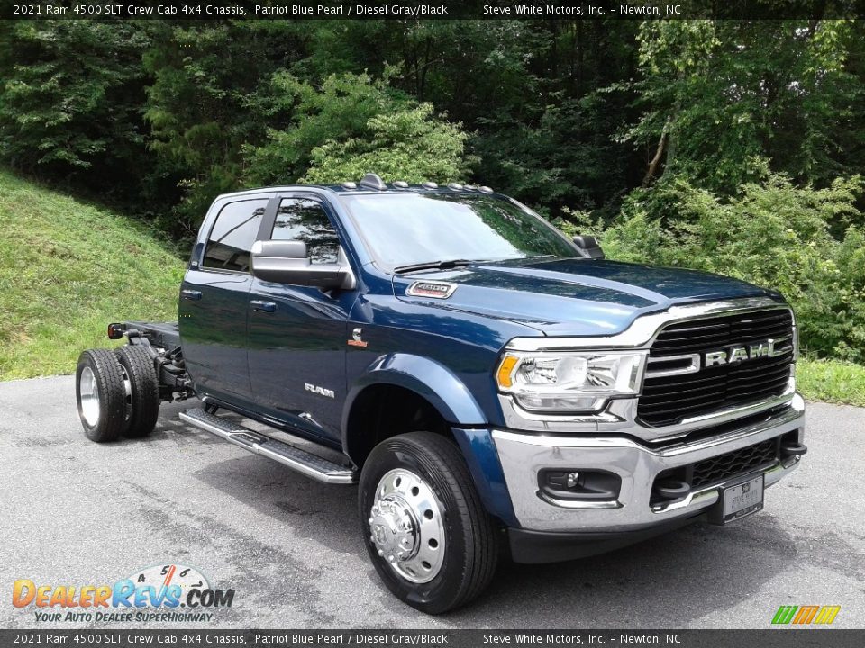 2021 Ram 4500 SLT Crew Cab 4x4 Chassis Patriot Blue Pearl / Diesel Gray/Black Photo #5