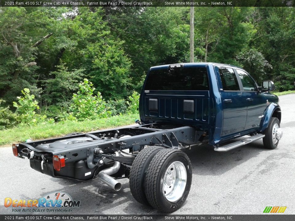 2021 Ram 4500 SLT Crew Cab 4x4 Chassis Patriot Blue Pearl / Diesel Gray/Black Photo #7