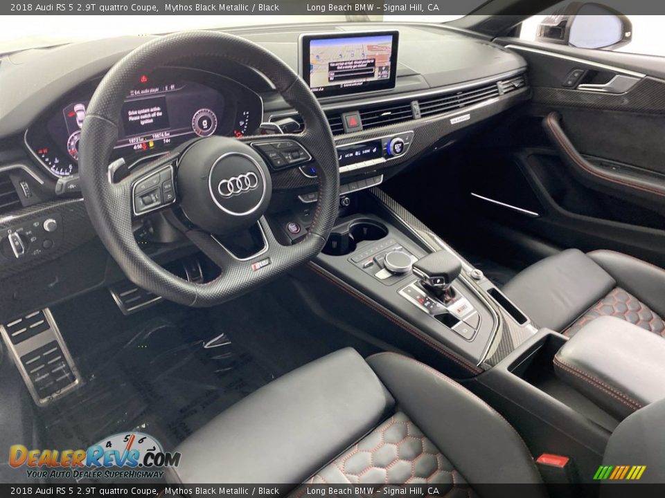 Black Interior - 2018 Audi RS 5 2.9T quattro Coupe Photo #16