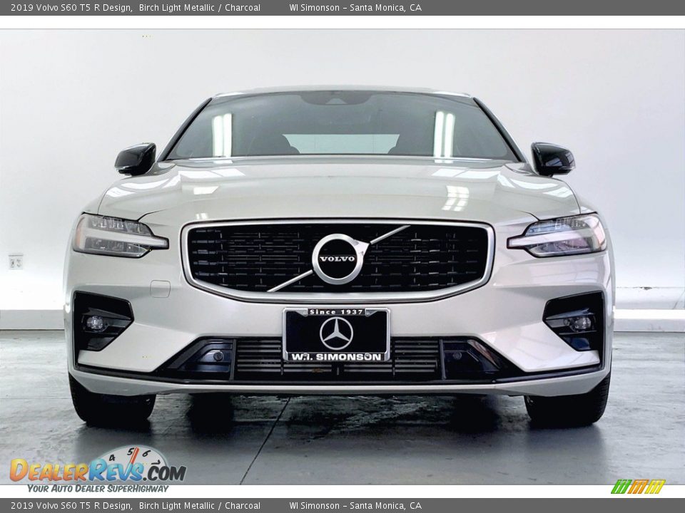 2019 Volvo S60 T5 R Design Birch Light Metallic / Charcoal Photo #2