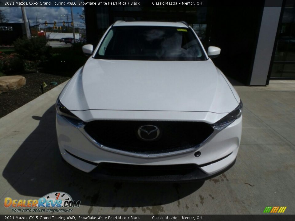 2021 Mazda CX-5 Grand Touring AWD Snowflake White Pearl Mica / Black Photo #2