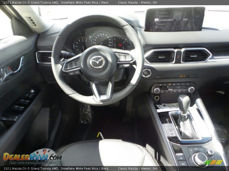 2021 Mazda CX-5 Grand Touring AWD Snowflake White Pearl Mica / Black Photo #4