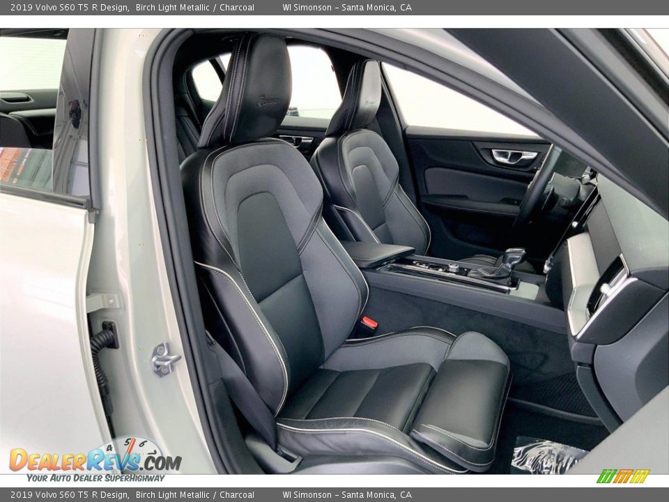 Charcoal Interior - 2019 Volvo S60 T5 R Design Photo #6