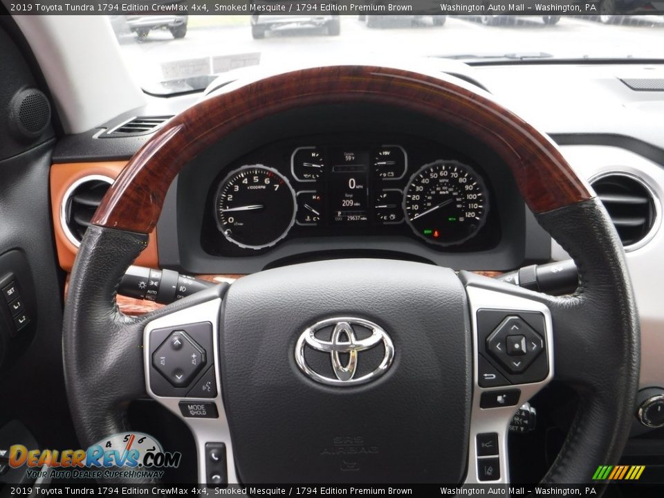 2019 Toyota Tundra 1794 Edition CrewMax 4x4 Steering Wheel Photo #28