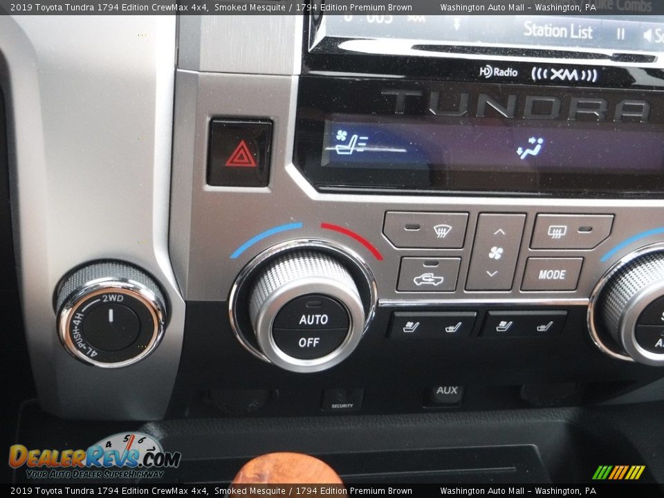 Controls of 2019 Toyota Tundra 1794 Edition CrewMax 4x4 Photo #29