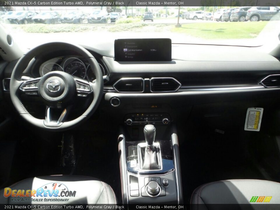 2021 Mazda CX-5 Carbon Edition Turbo AWD Polymetal Gray / Black Photo #3