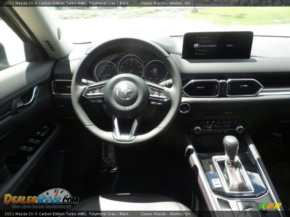 2021 Mazda CX-5 Carbon Edition Turbo AWD Polymetal Gray / Black Photo #4