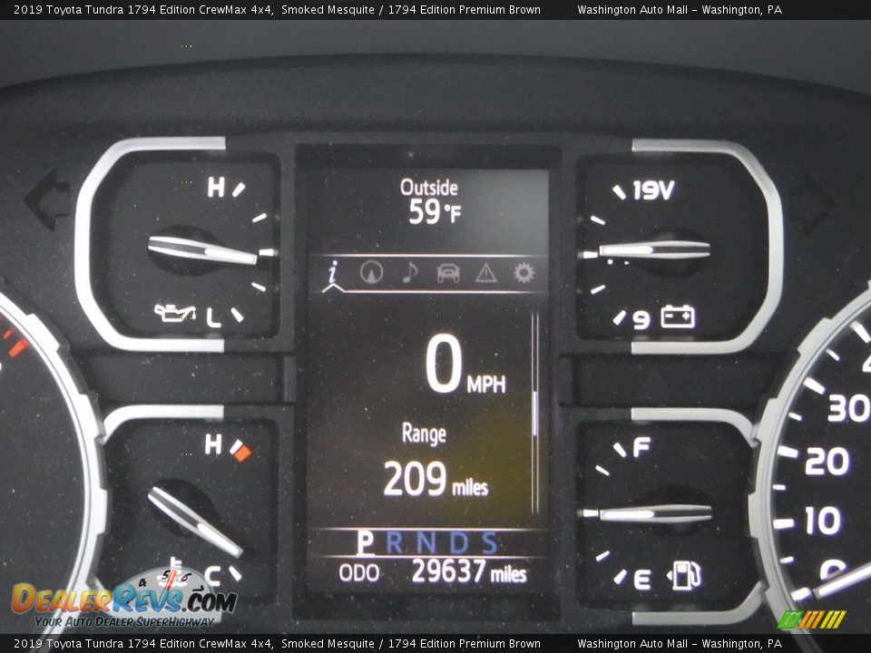 2019 Toyota Tundra 1794 Edition CrewMax 4x4 Gauges Photo #35