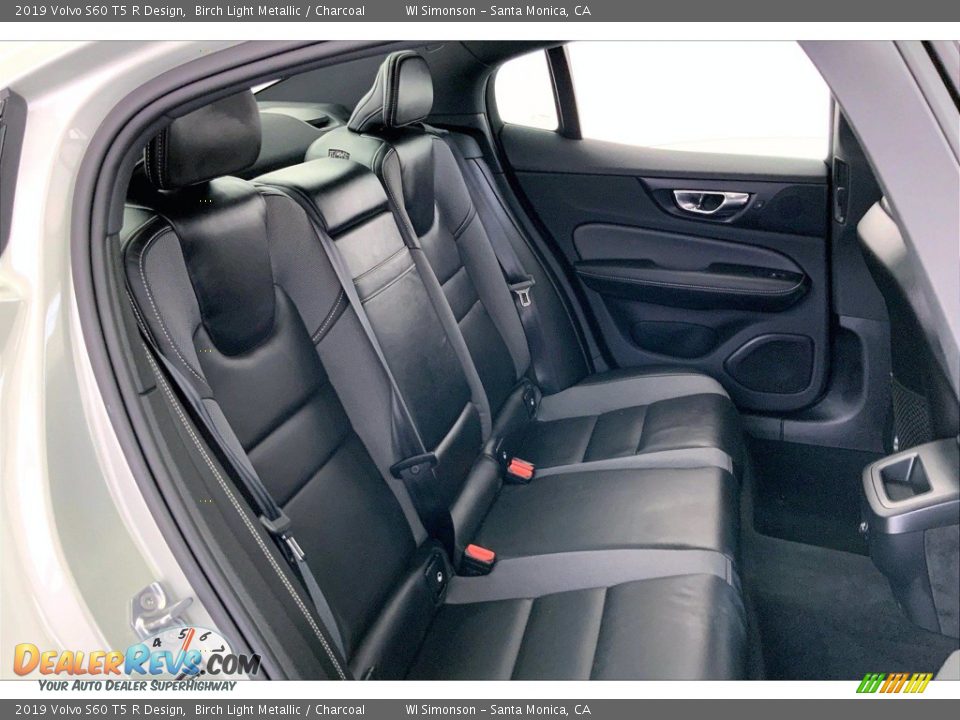 Rear Seat of 2019 Volvo S60 T5 R Design Photo #19