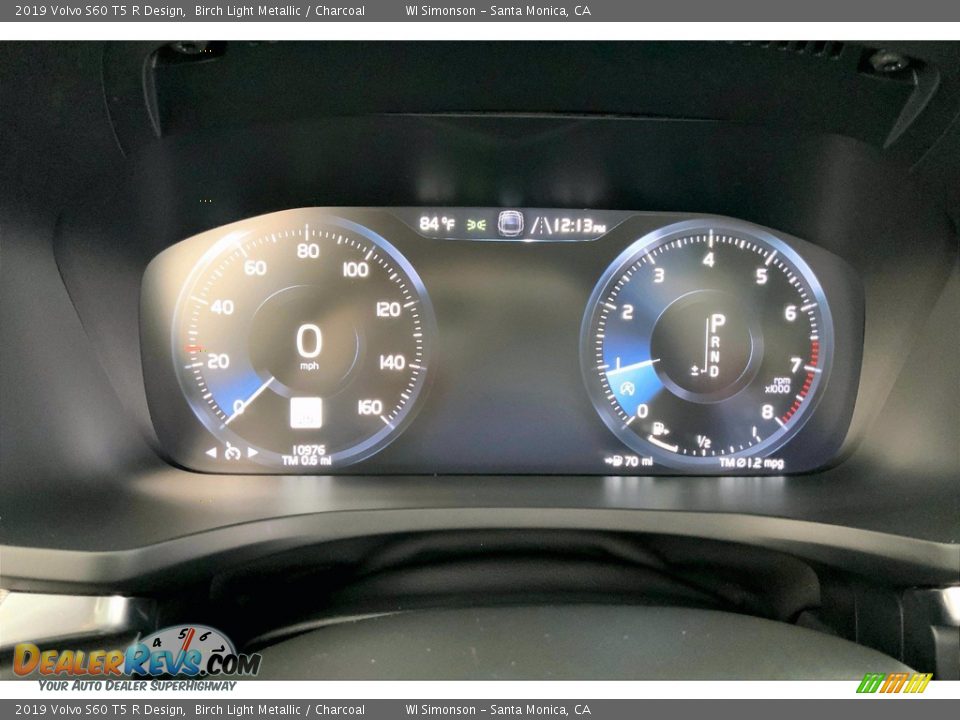 2019 Volvo S60 T5 R Design Gauges Photo #23