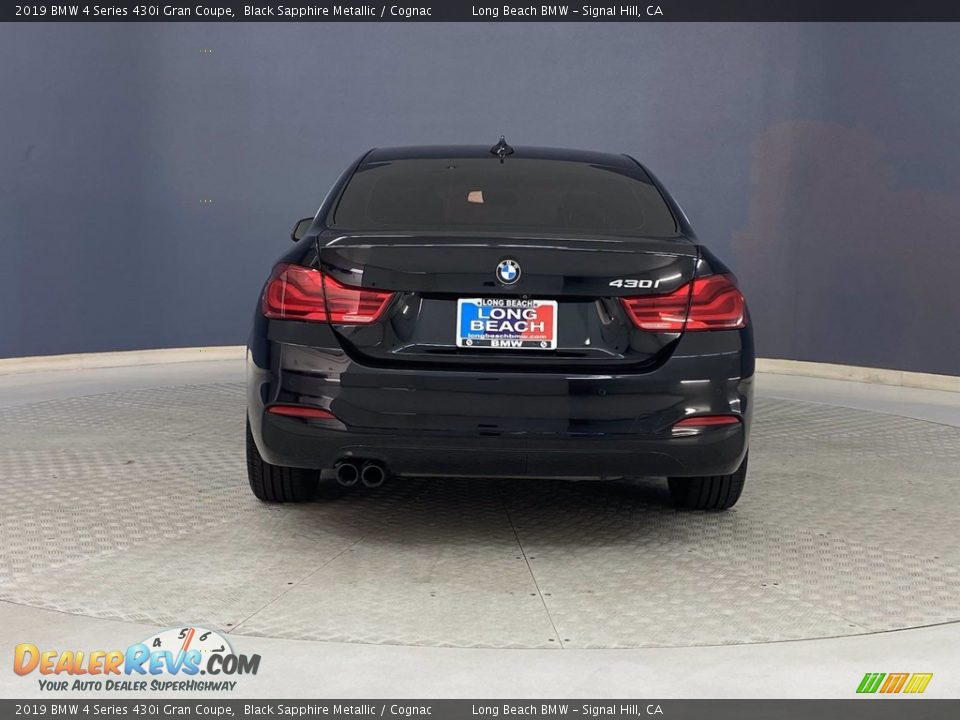 2019 BMW 4 Series 430i Gran Coupe Black Sapphire Metallic / Cognac Photo #4