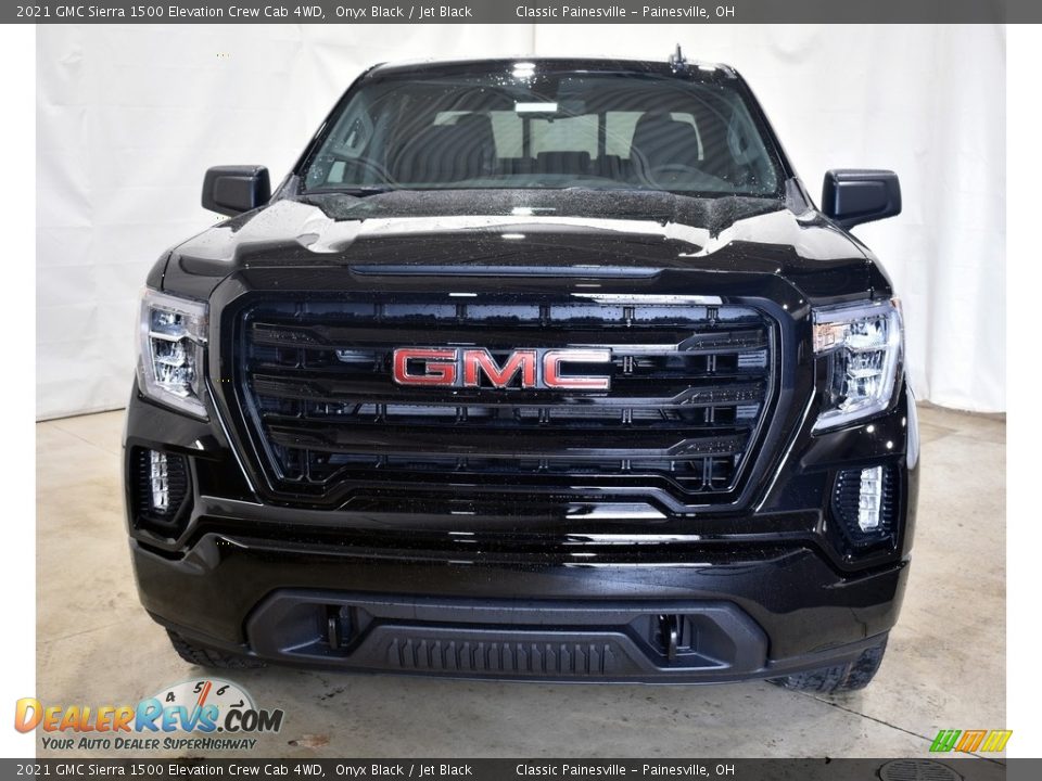 2021 GMC Sierra 1500 Elevation Crew Cab 4WD Onyx Black / Jet Black Photo #4