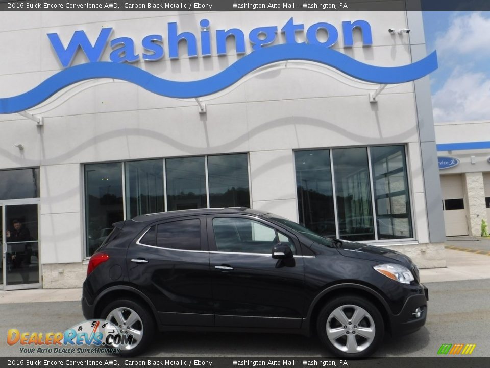 2016 Buick Encore Convenience AWD Carbon Black Metallic / Ebony Photo #2