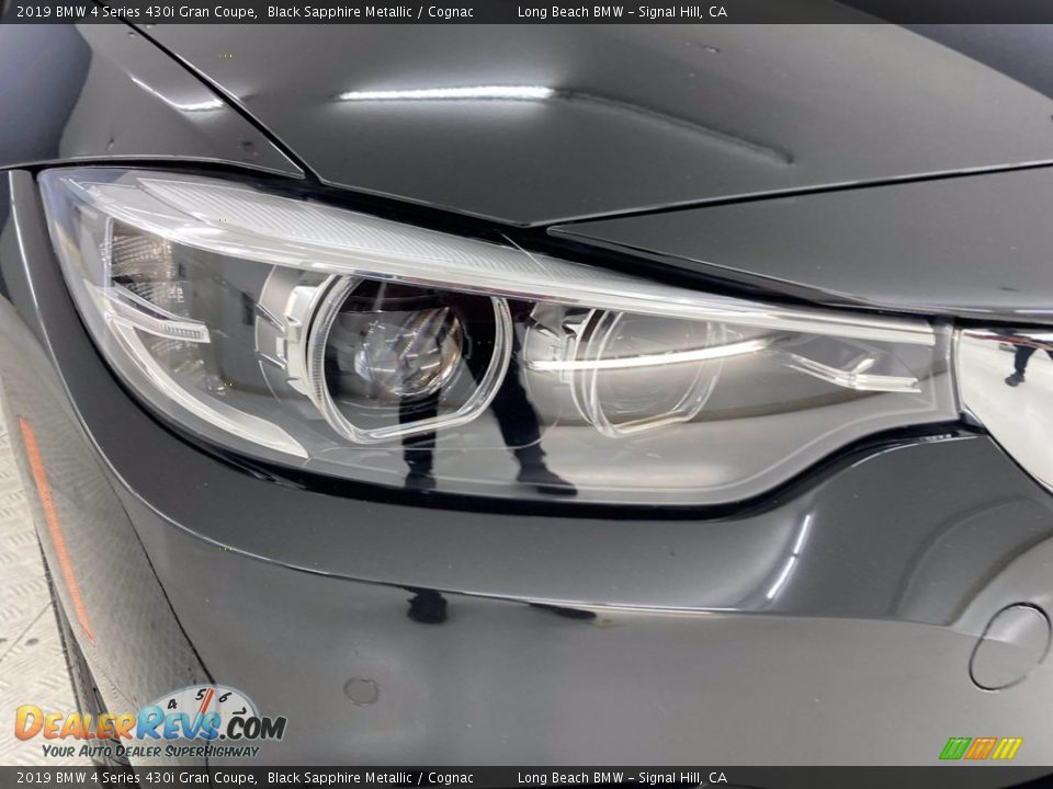 2019 BMW 4 Series 430i Gran Coupe Black Sapphire Metallic / Cognac Photo #7