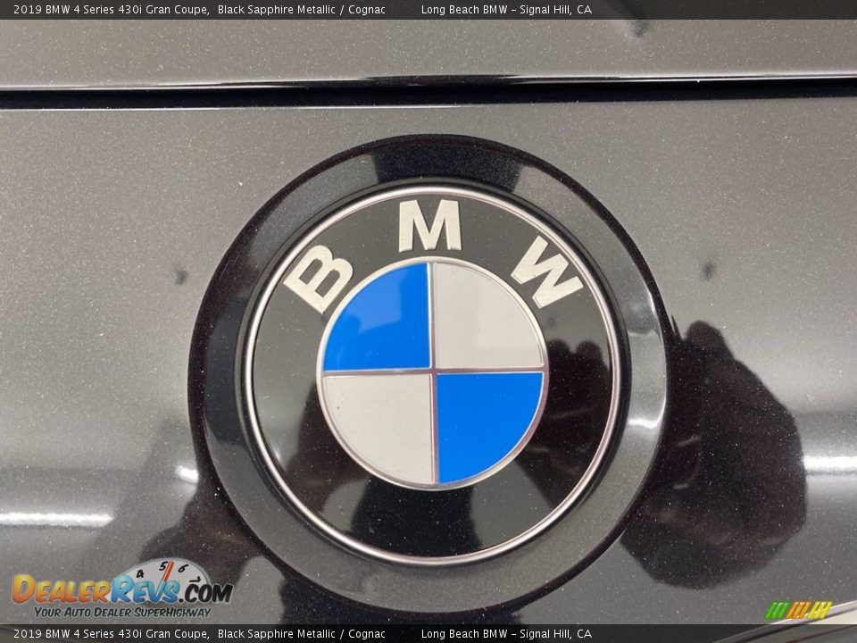 2019 BMW 4 Series 430i Gran Coupe Black Sapphire Metallic / Cognac Photo #8