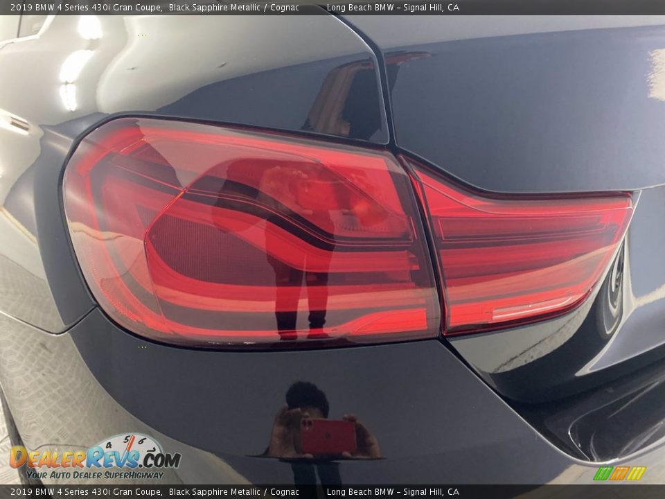 2019 BMW 4 Series 430i Gran Coupe Black Sapphire Metallic / Cognac Photo #9