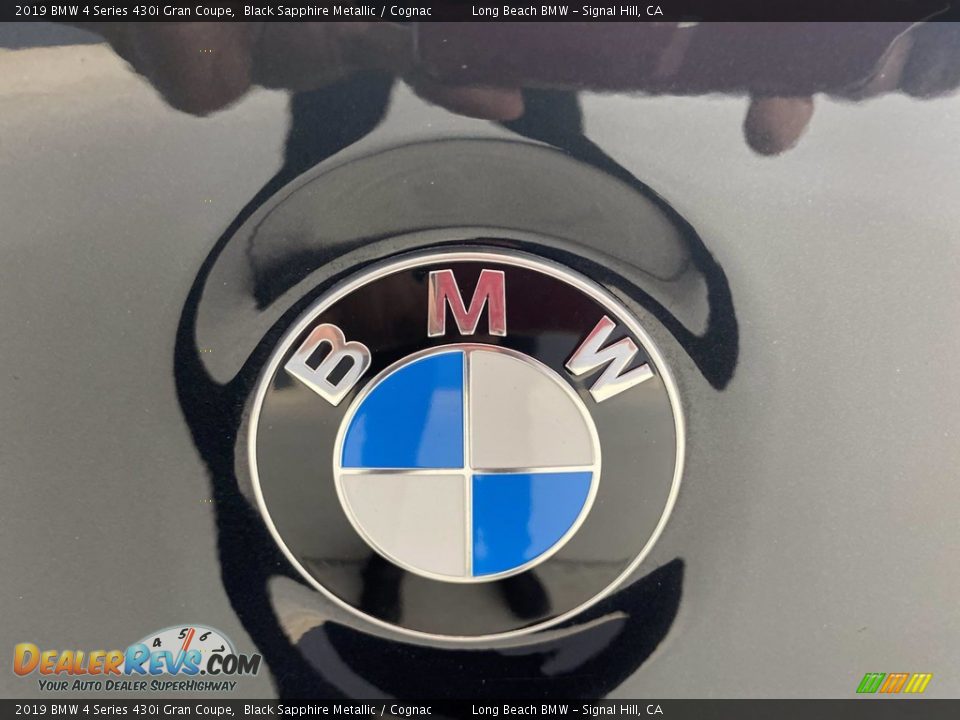 2019 BMW 4 Series 430i Gran Coupe Black Sapphire Metallic / Cognac Photo #10