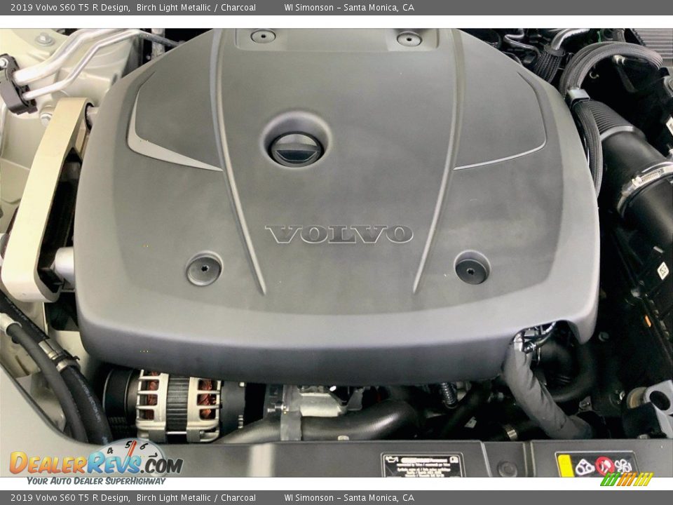 2019 Volvo S60 T5 R Design 2.0 Liter Turbocharged DOHC 16-Valve VVT 4 Cylinder Engine Photo #32