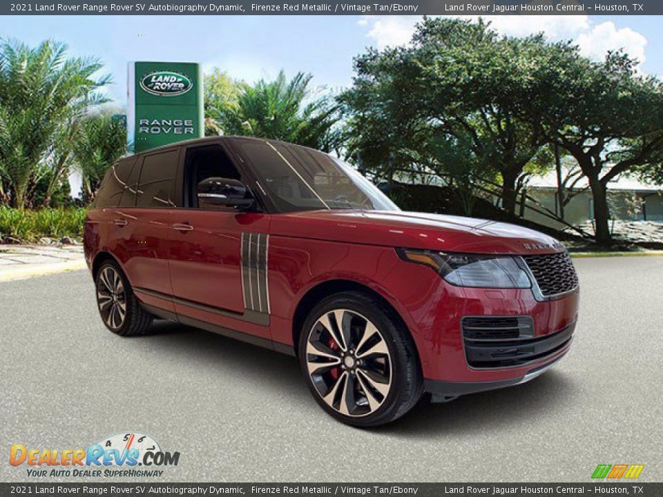 2021 Land Rover Range Rover SV Autobiography Dynamic Firenze Red Metallic / Vintage Tan/Ebony Photo #12