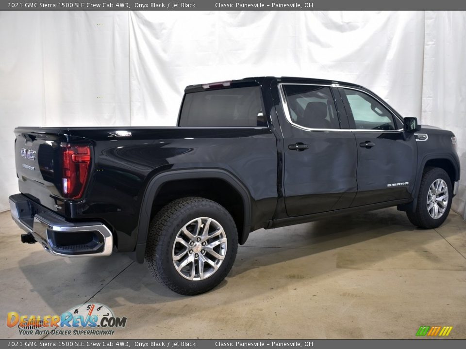 2021 GMC Sierra 1500 SLE Crew Cab 4WD Onyx Black / Jet Black Photo #2